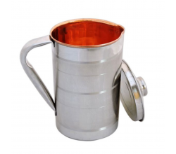 Unirize Stainless Steel Water Jug | 2 Liters | Copper Inside
